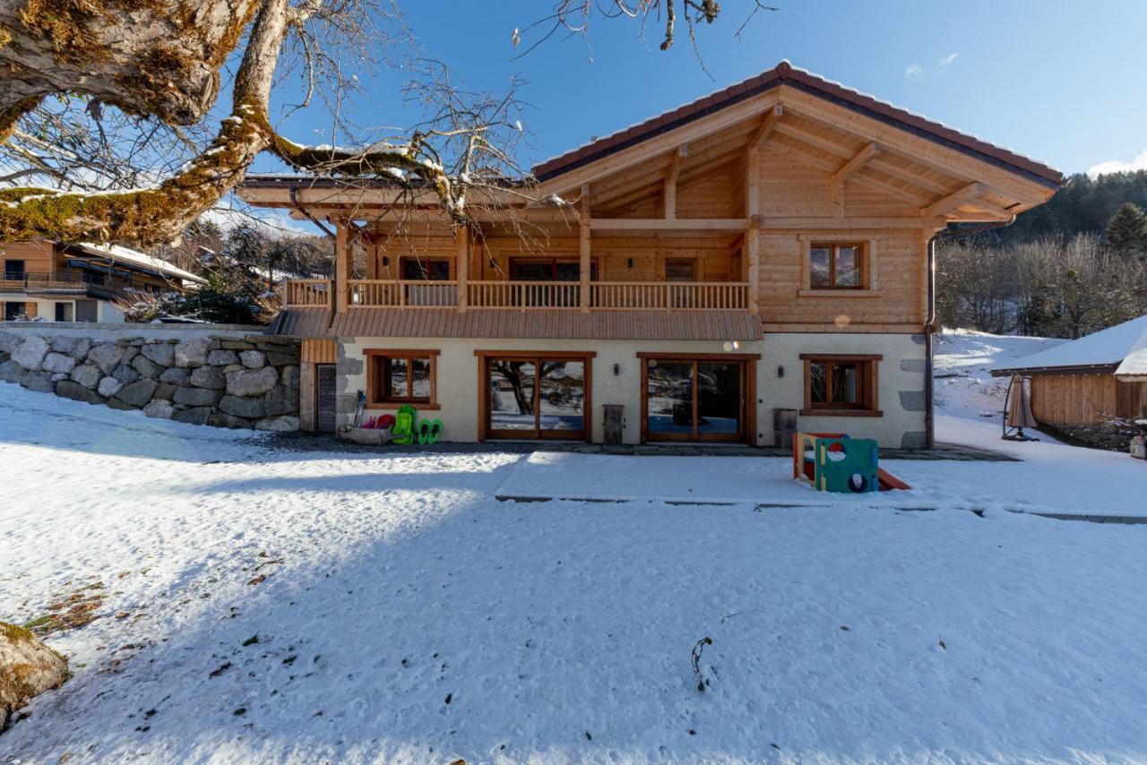 Les Picaillons - Le Chalet Les Villards-sur-Thones Bagian luar foto